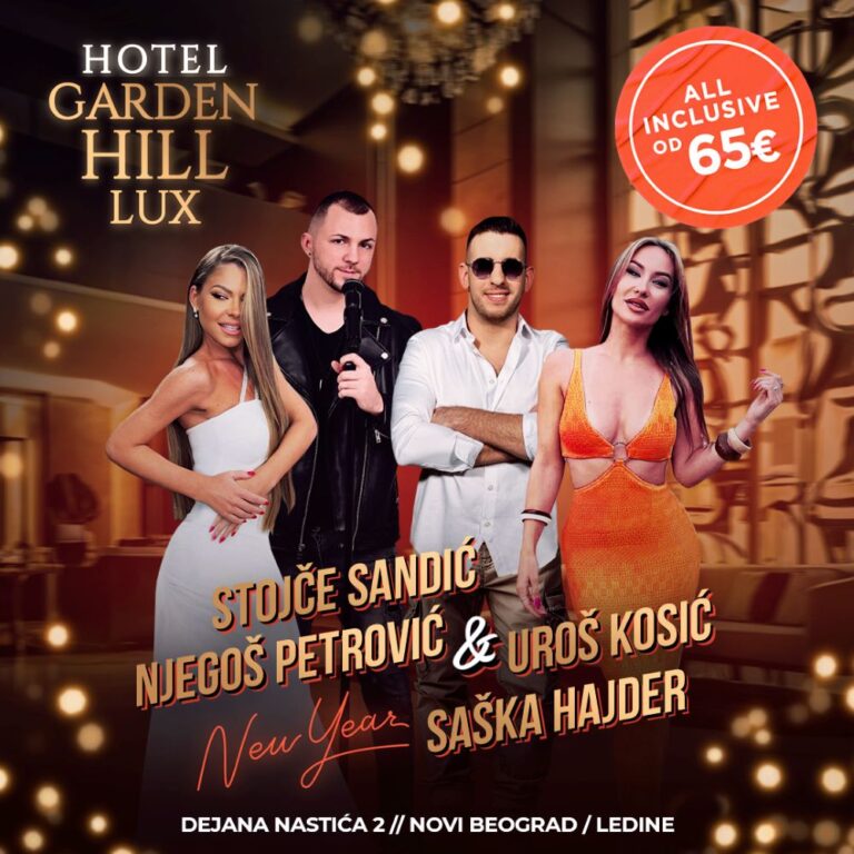 Garden Hill Lux Nova godina 2026 plakat