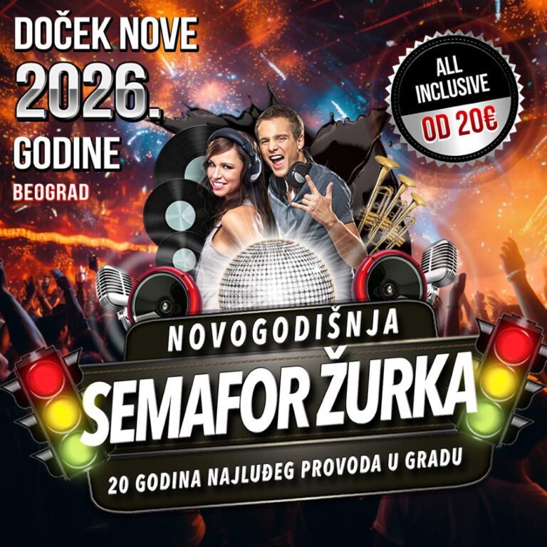 Semafor žurka nova godina 2026 plakat 01