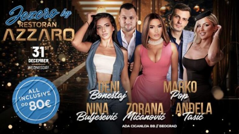 Restoran jezero by azzaro nova godina 2026 naslovna nova