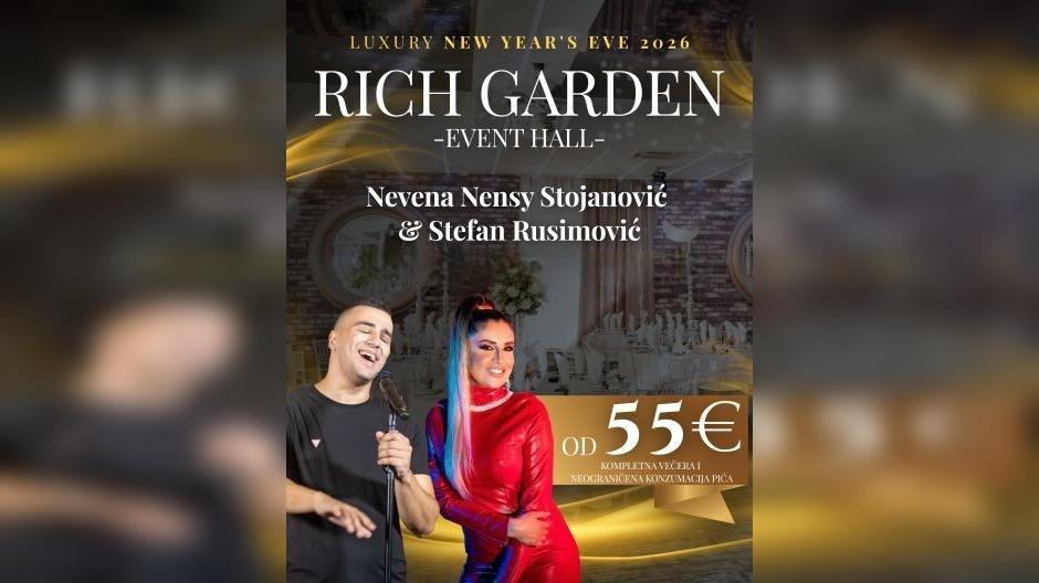 Rich garden nova godina 2026 kuda veceras