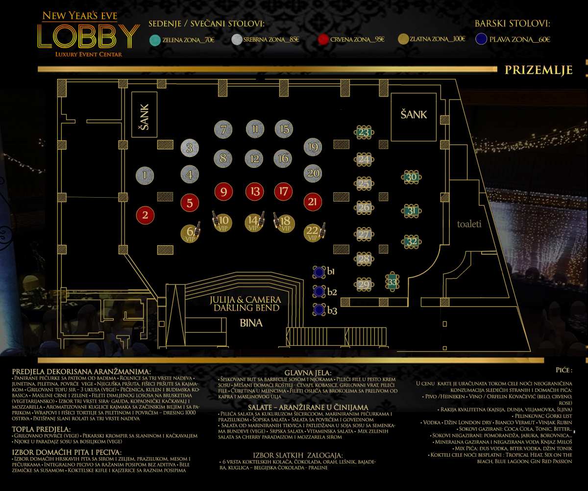 Lobby nova godina 2025 mapa prizemlje