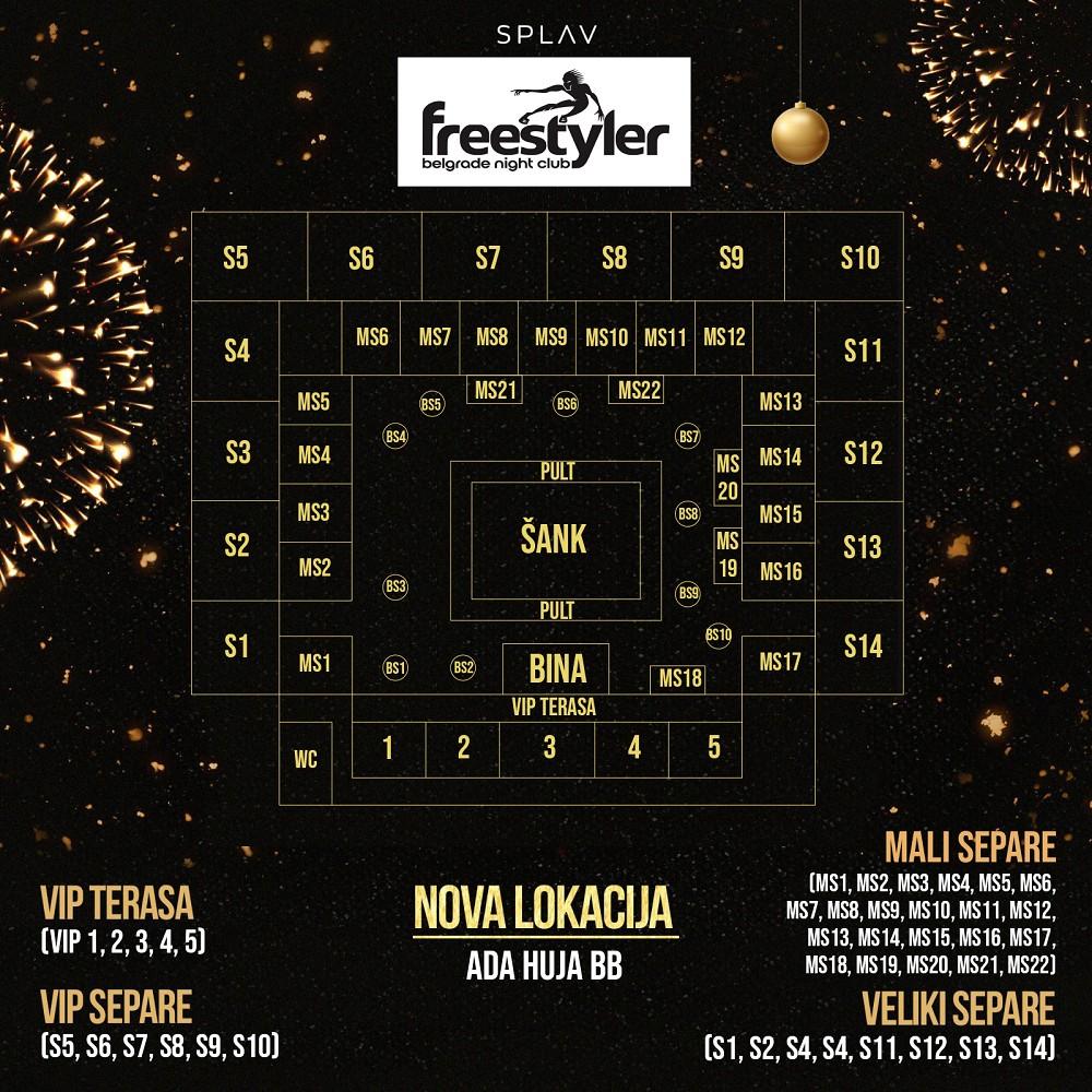 Freestyler nova godina 2026 mapa