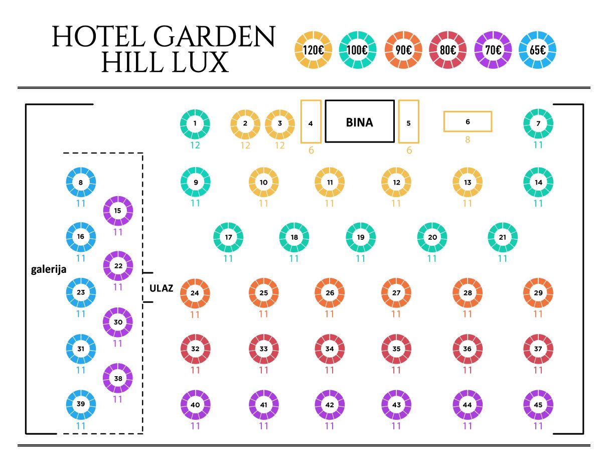 Garden Hill Lux Nova godina 2026 mapa