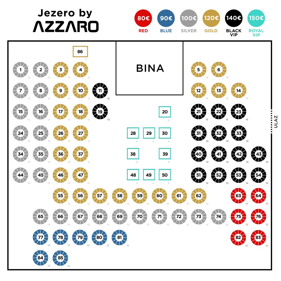 Jezero by azzaro nova godina 2026 mapa