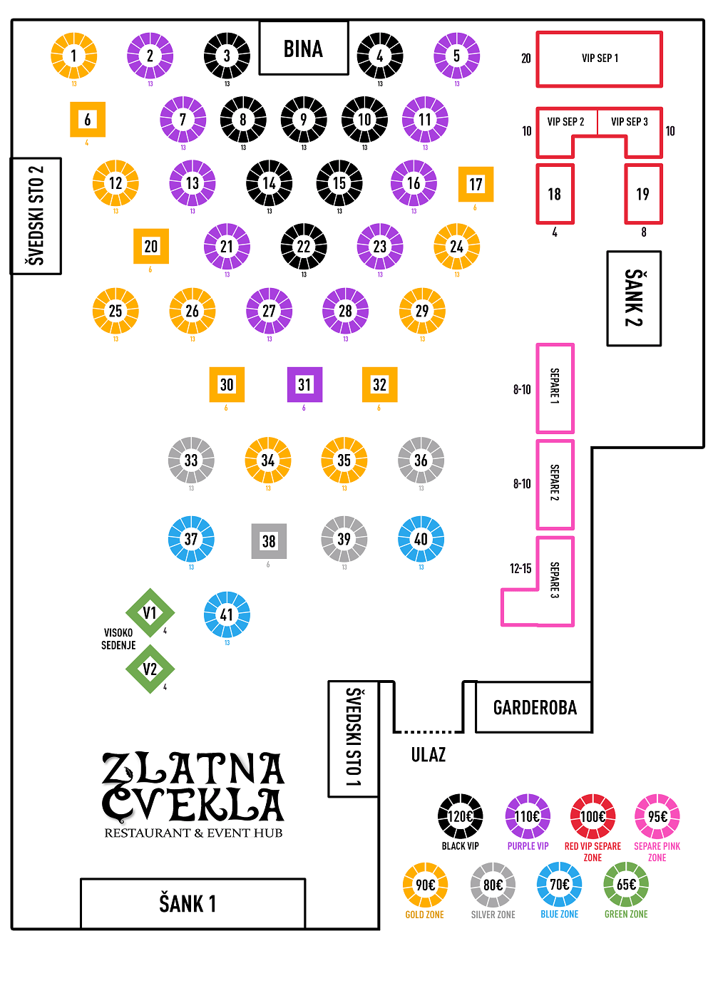 Zlatna cvekla nova godina 2026 mapa