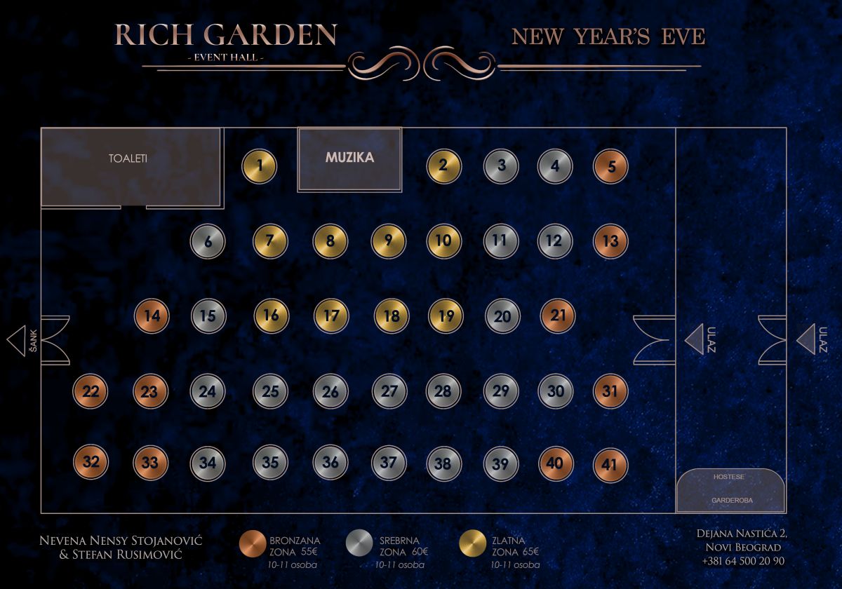 RICH GARDEN NOVA GODINA 2026 MAPA SA IZMENAMA CENA